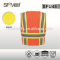 reflective safety vest 3m reflective tape latest design in 2015 with 5pt breakaway ANSI/ISEA 107-2010